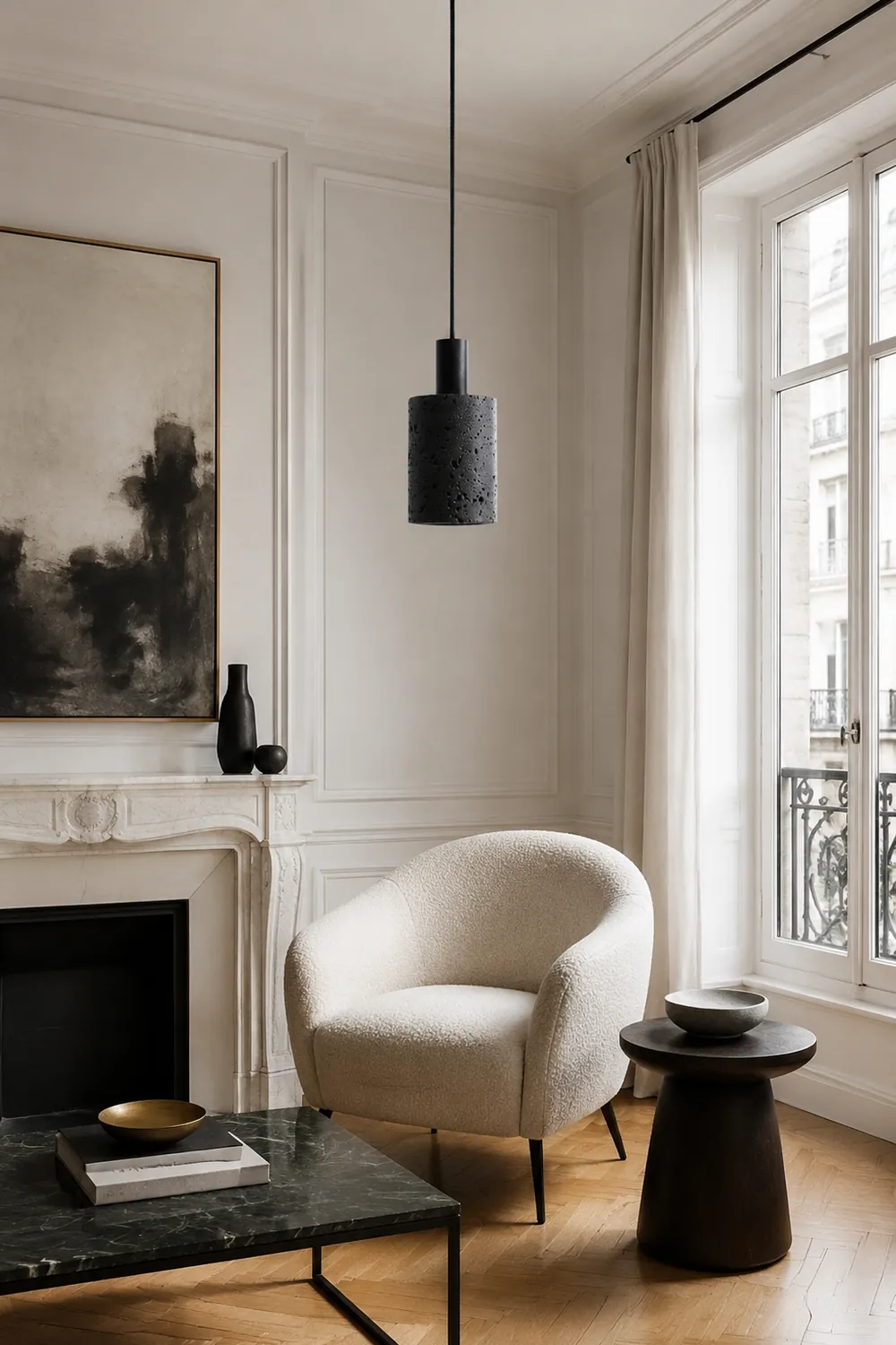 N Stone Pendant Lamp - Lumpaz