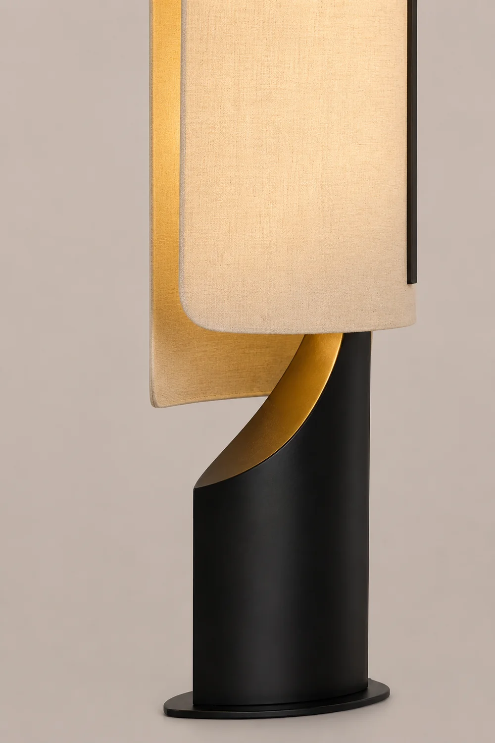Barrier Linen Floor Lamp - Lumpaz