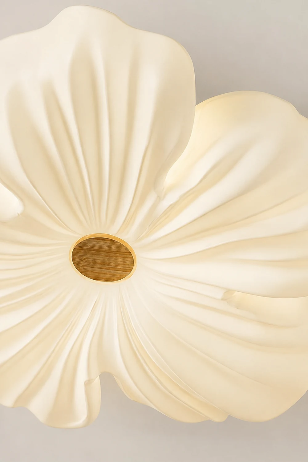 Cream Flower Ceiling Lamp - Lumpaz