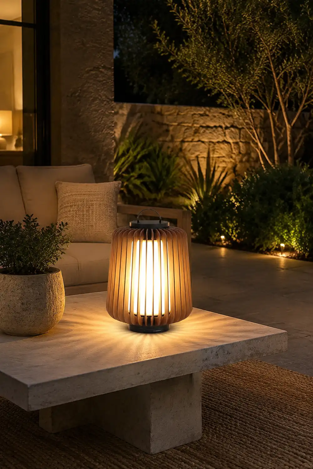 Legno Outdoor Table Lamp - Lumpaz