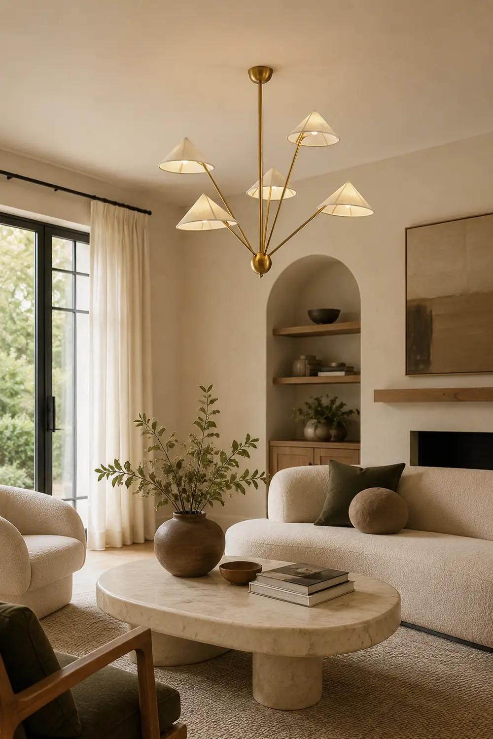 Mantis Fabric Chandelier - Lumpaz
