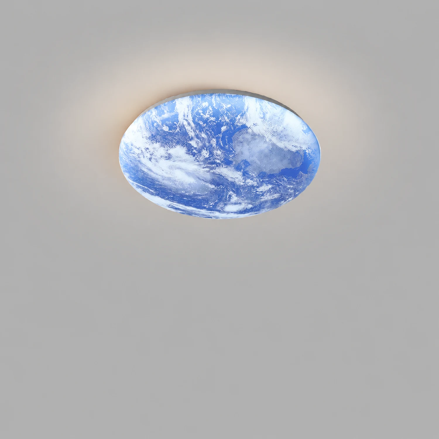Creative Round Moon LED Ceiling Light - Lumpaz