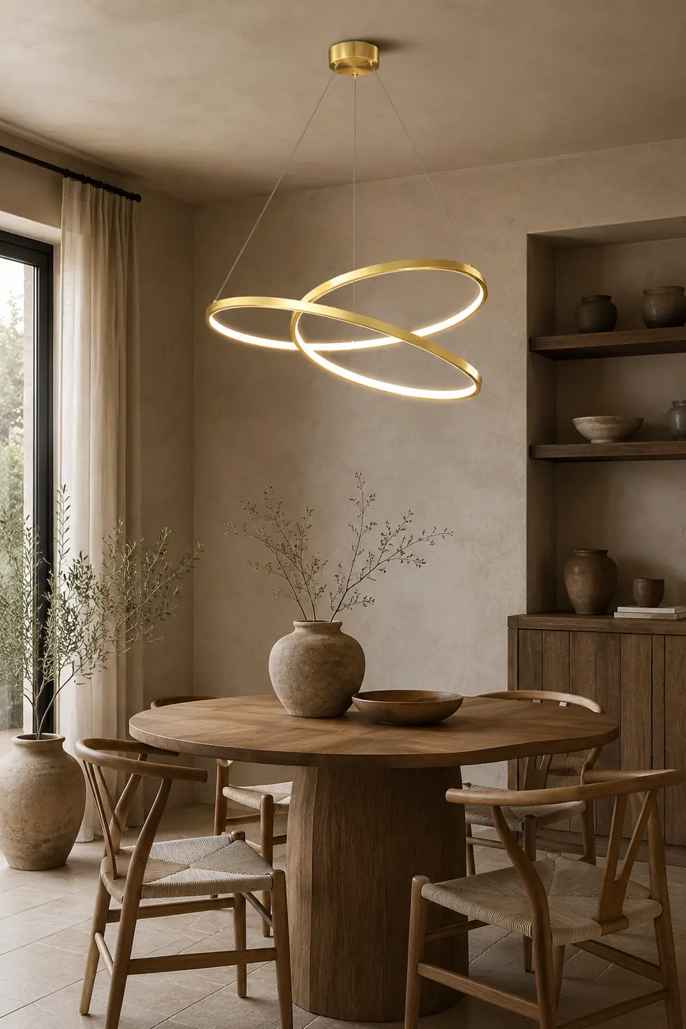 Geometric Curve Chandelier - Lumpaz