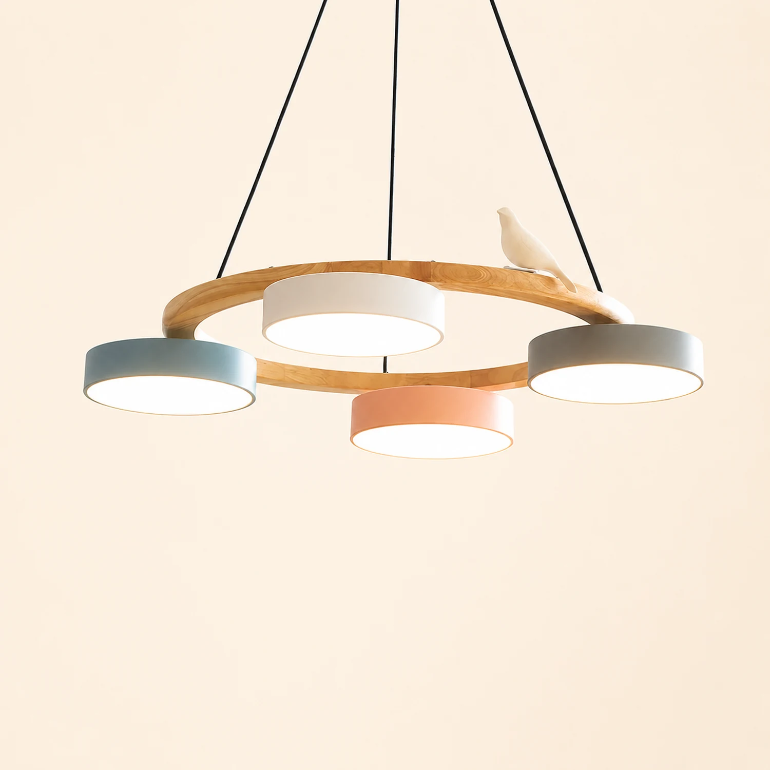 Sienna Bird Round Chandelier - Lumpaz