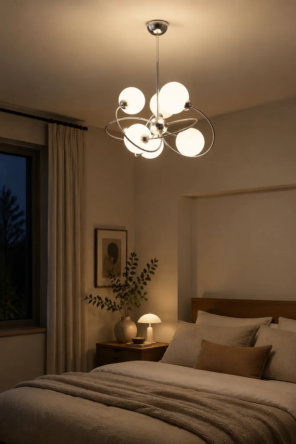 Sputnik Space Age Chandelier - Lumpaz