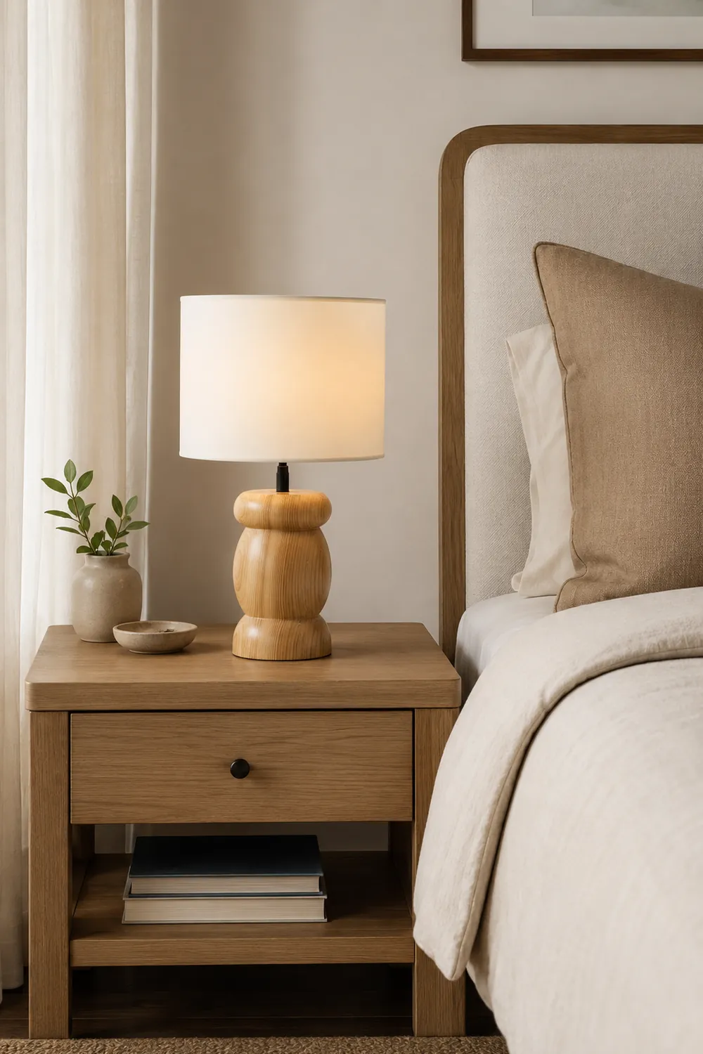 Pebble Wood Table Lamp - Lumpaz