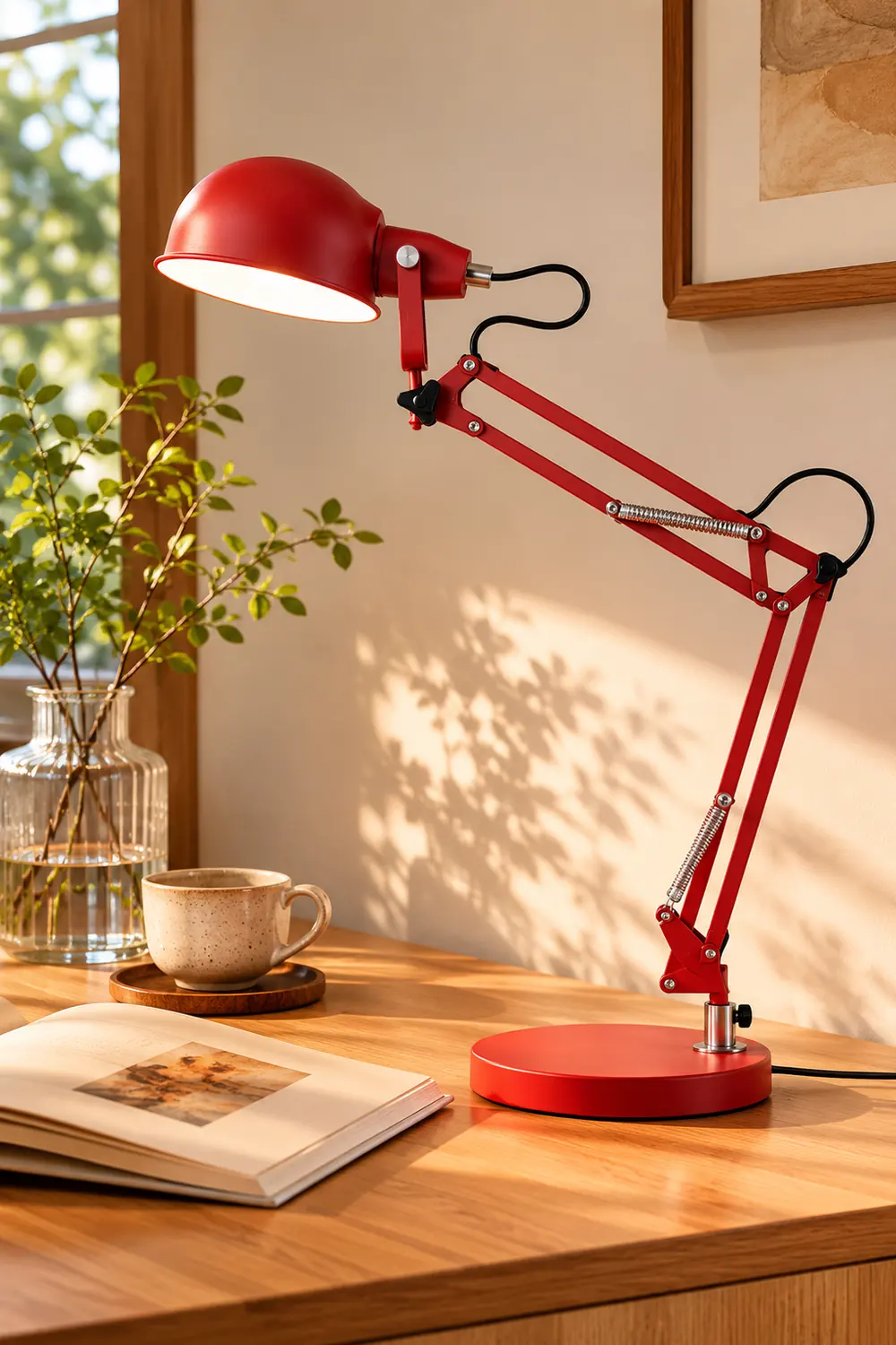 Kaiser Red Table Lamp - Lumpaz