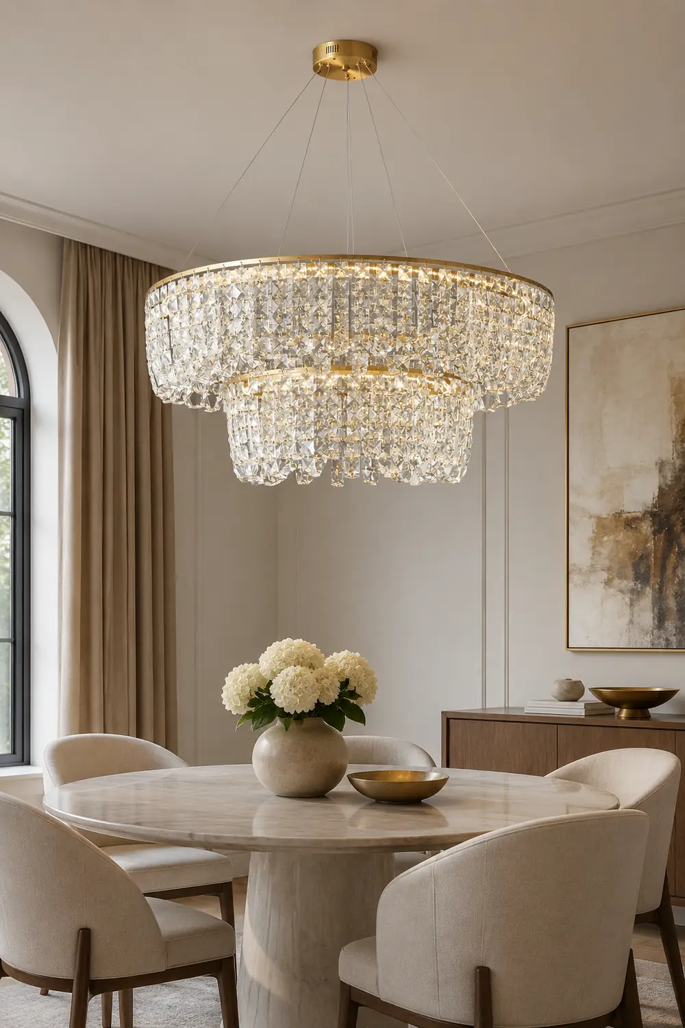 Emory Brass Chandelier - Lumpaz