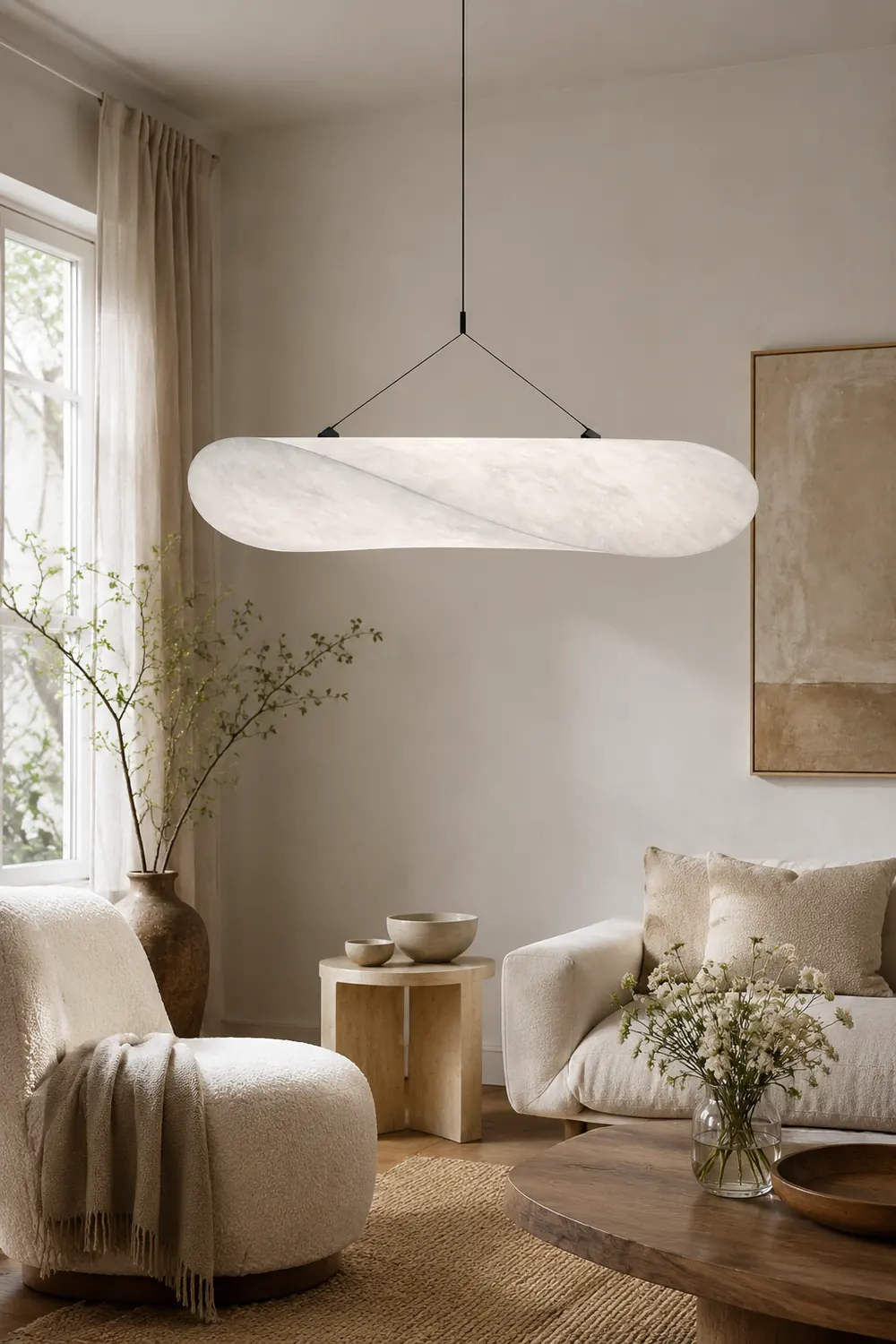 Tense Tyvek Pendant Lamp - Lumpaz