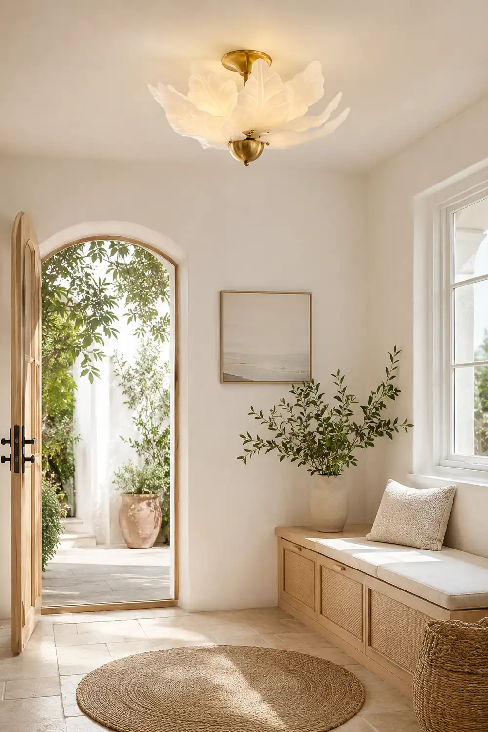 Leaf Glass Ceiling Lamp - Lumpaz