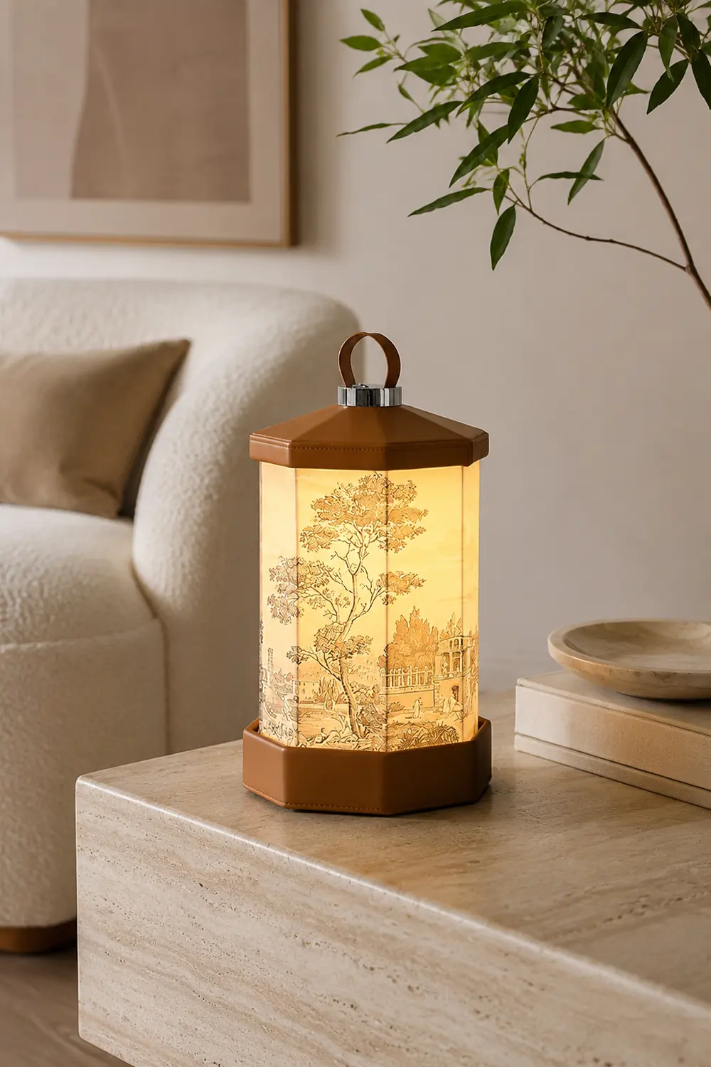 Castle Built-in Battery Table Lamp - Lumpaz