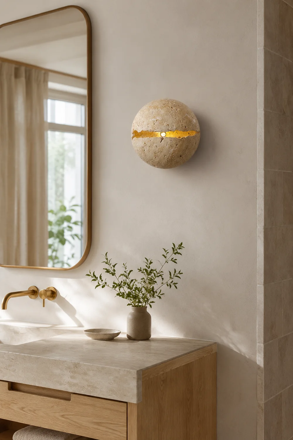 Round Crack Wall Lamp - Lumpaz