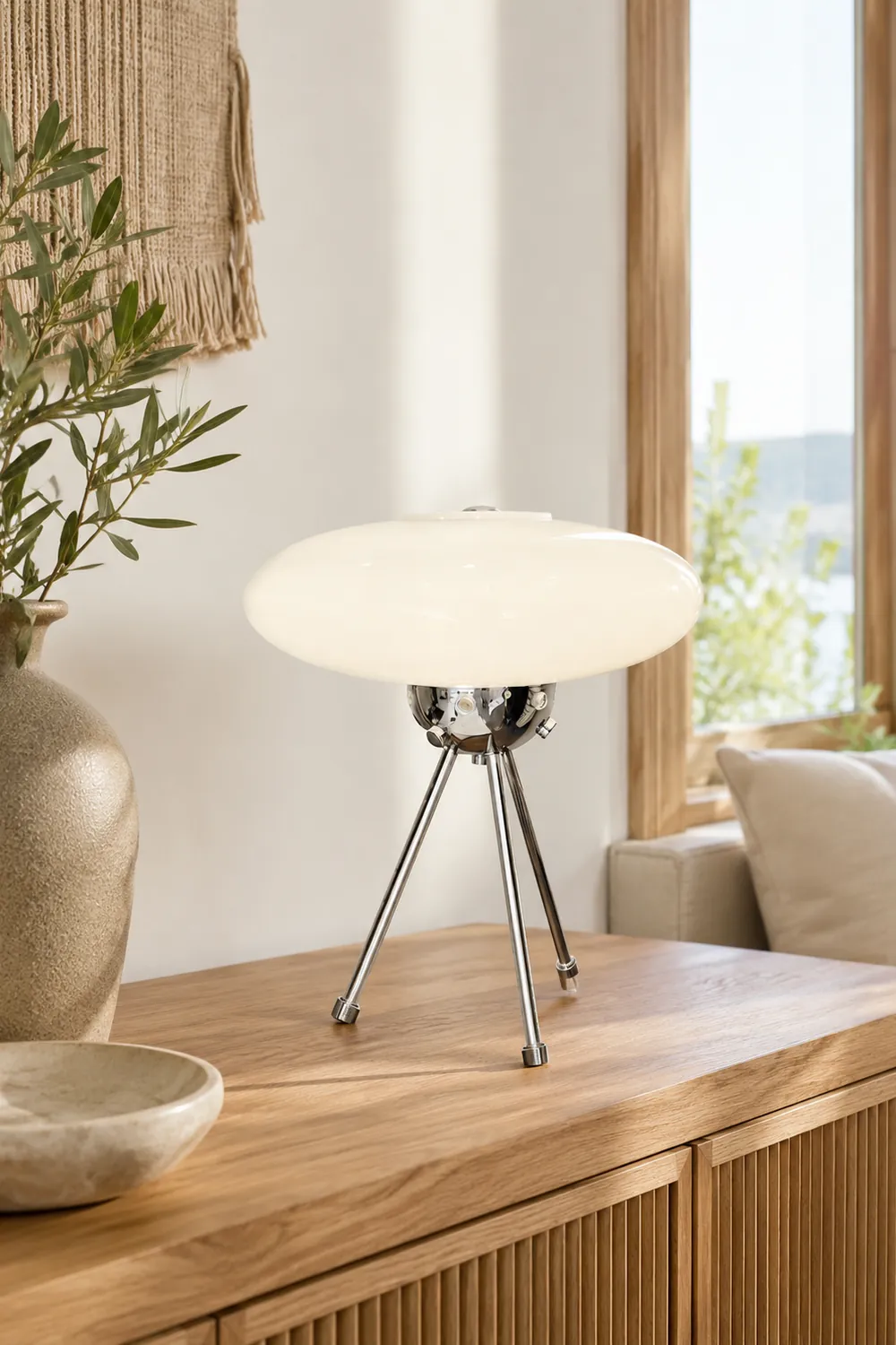 Glass UFO Table Lamp - Lumpaz