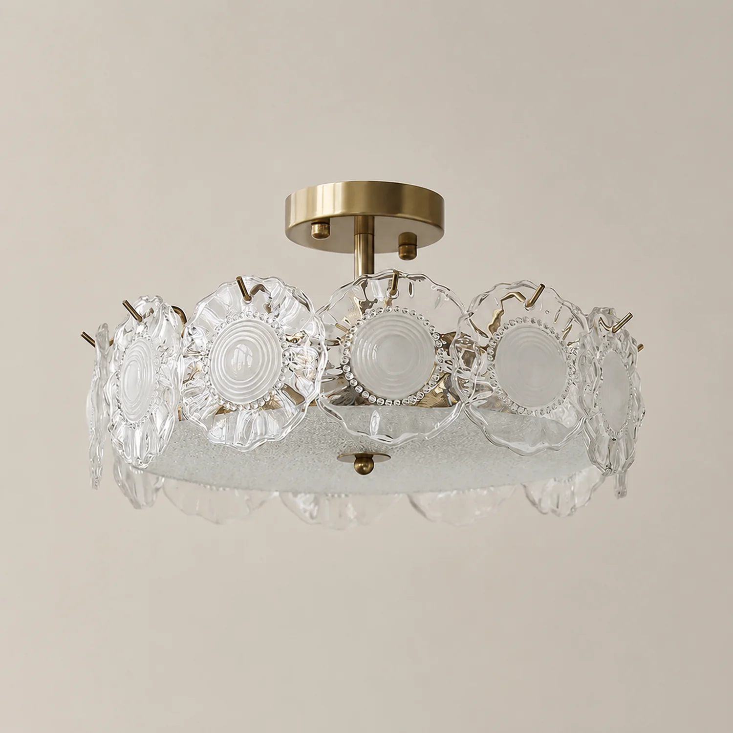Pobllem Glass Ceiling Lamp - Lumpaz