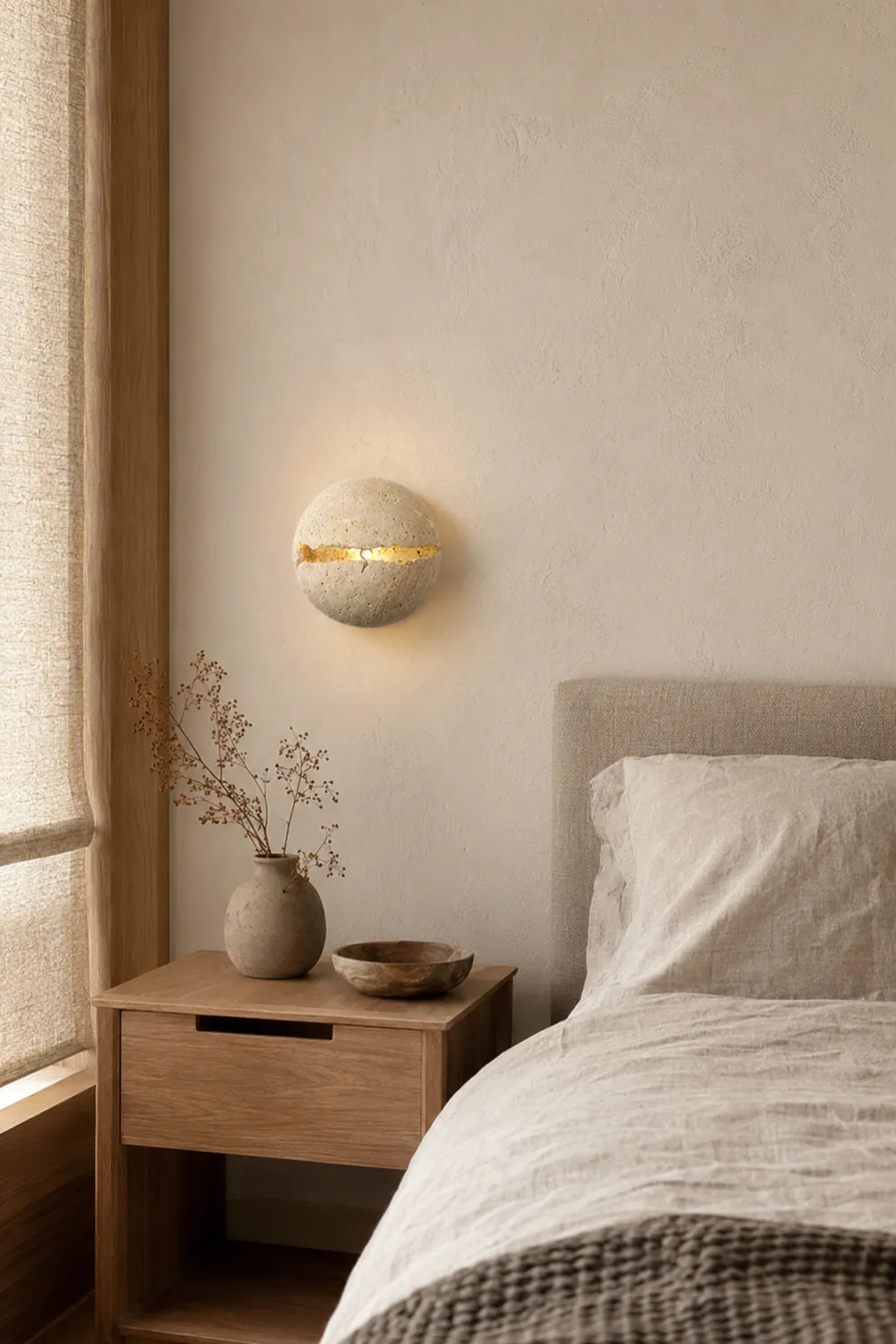 Round Crack Wall Lamp - Lumpaz
