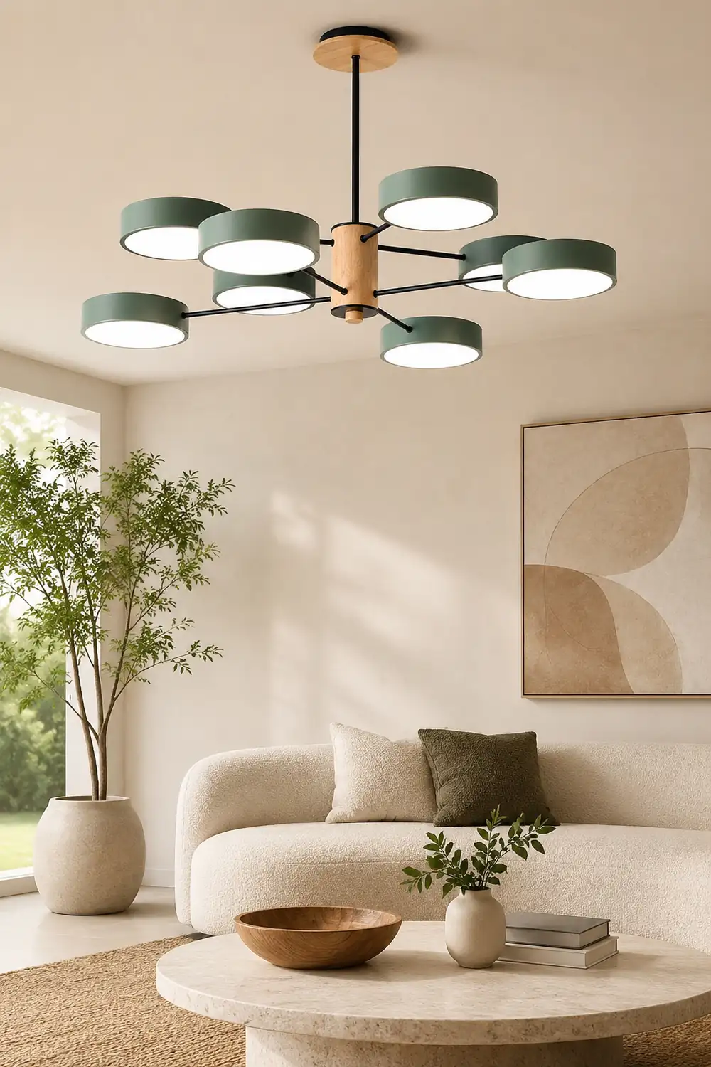 Modern Simple LED Branched Pendant Light - Lumpaz