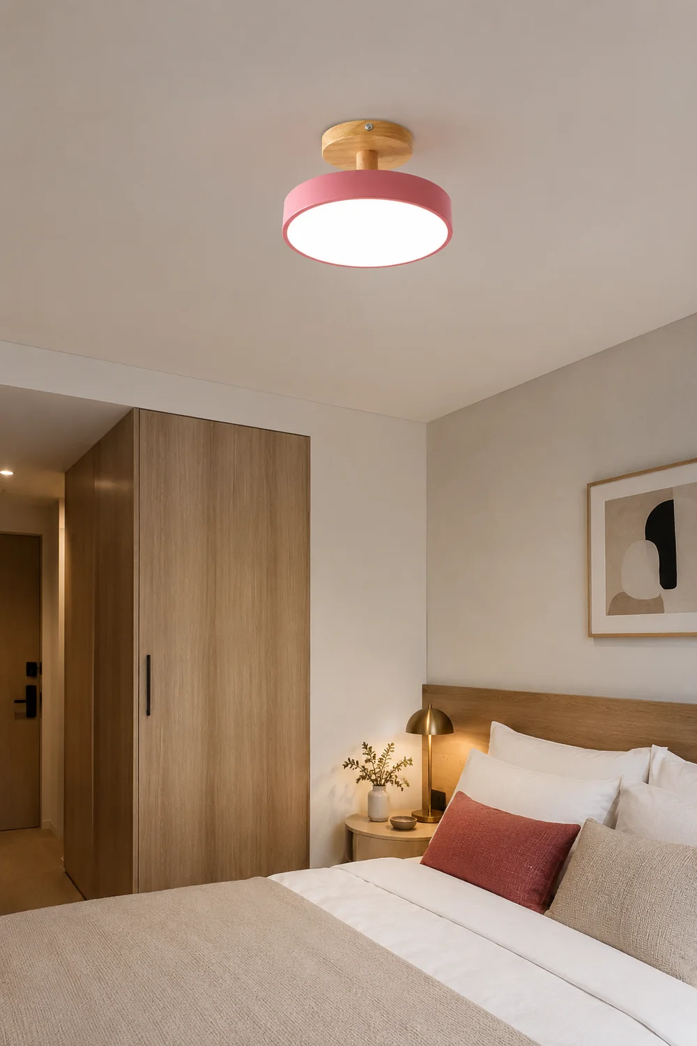 Colorful Round Flush Mount Ceiling Light - Lumpaz