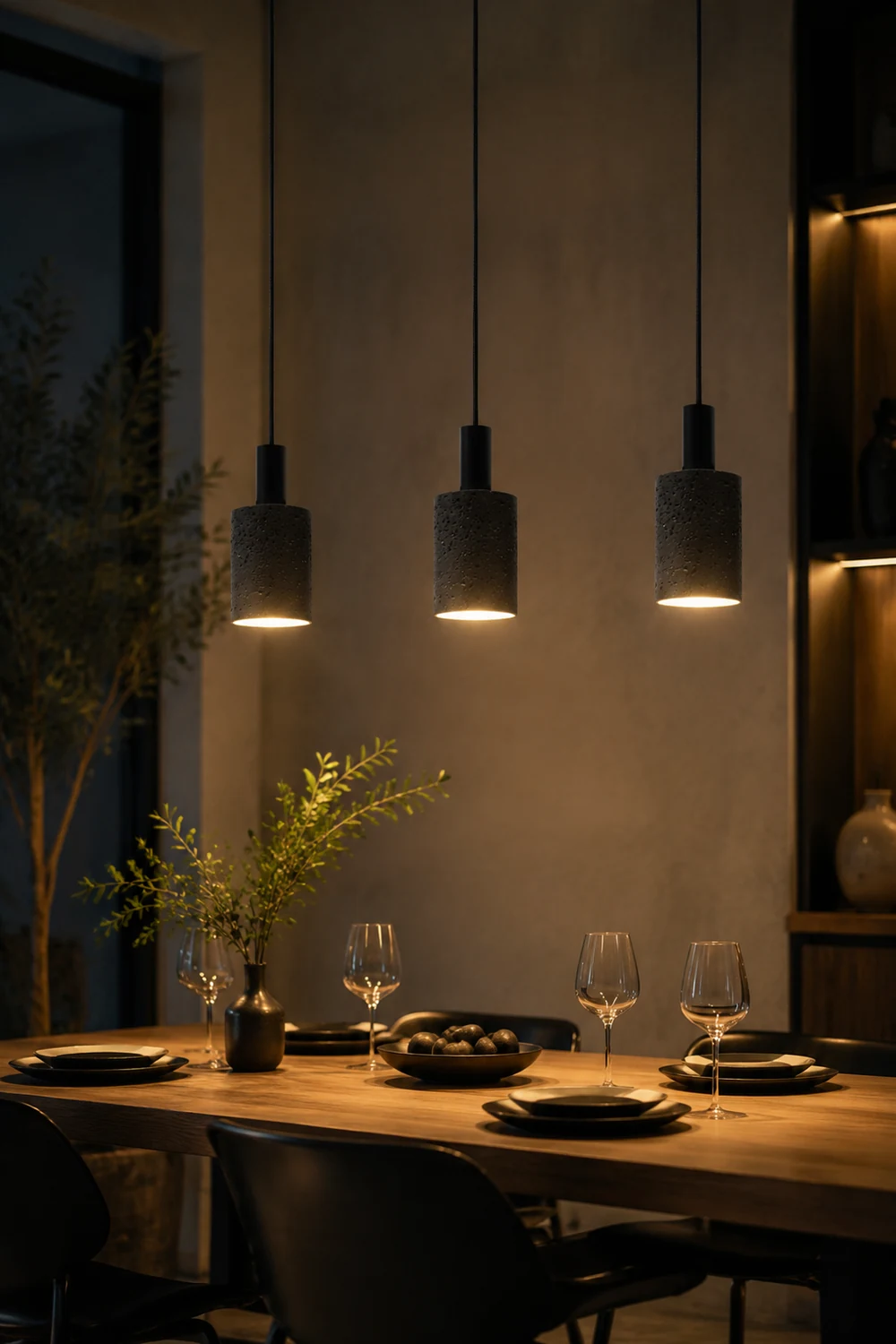 N Stone Pendant Lamp - Lumpaz