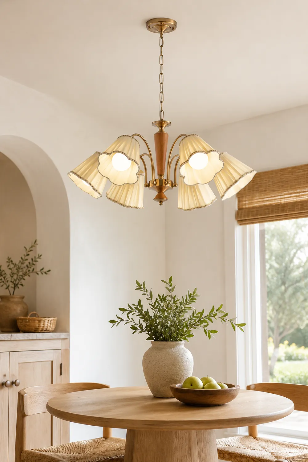 Florentine Fabric Chandelier - Lumpaz