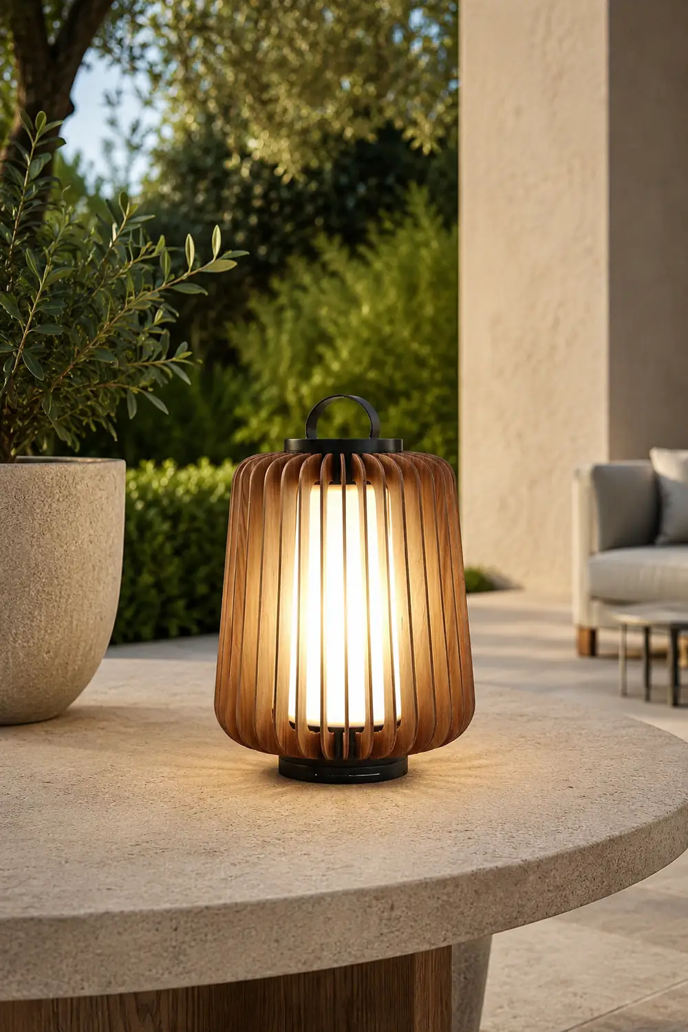 Legno Outdoor Table Lamp - Lumpaz