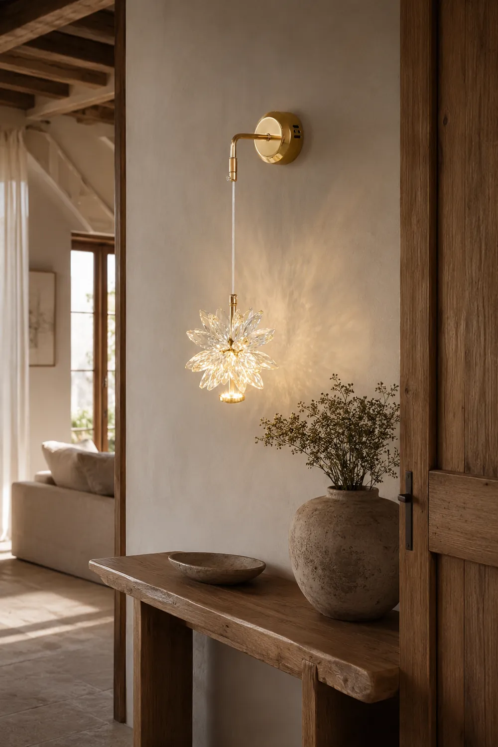 Glam Flower Wall Lamp - Lumpaz