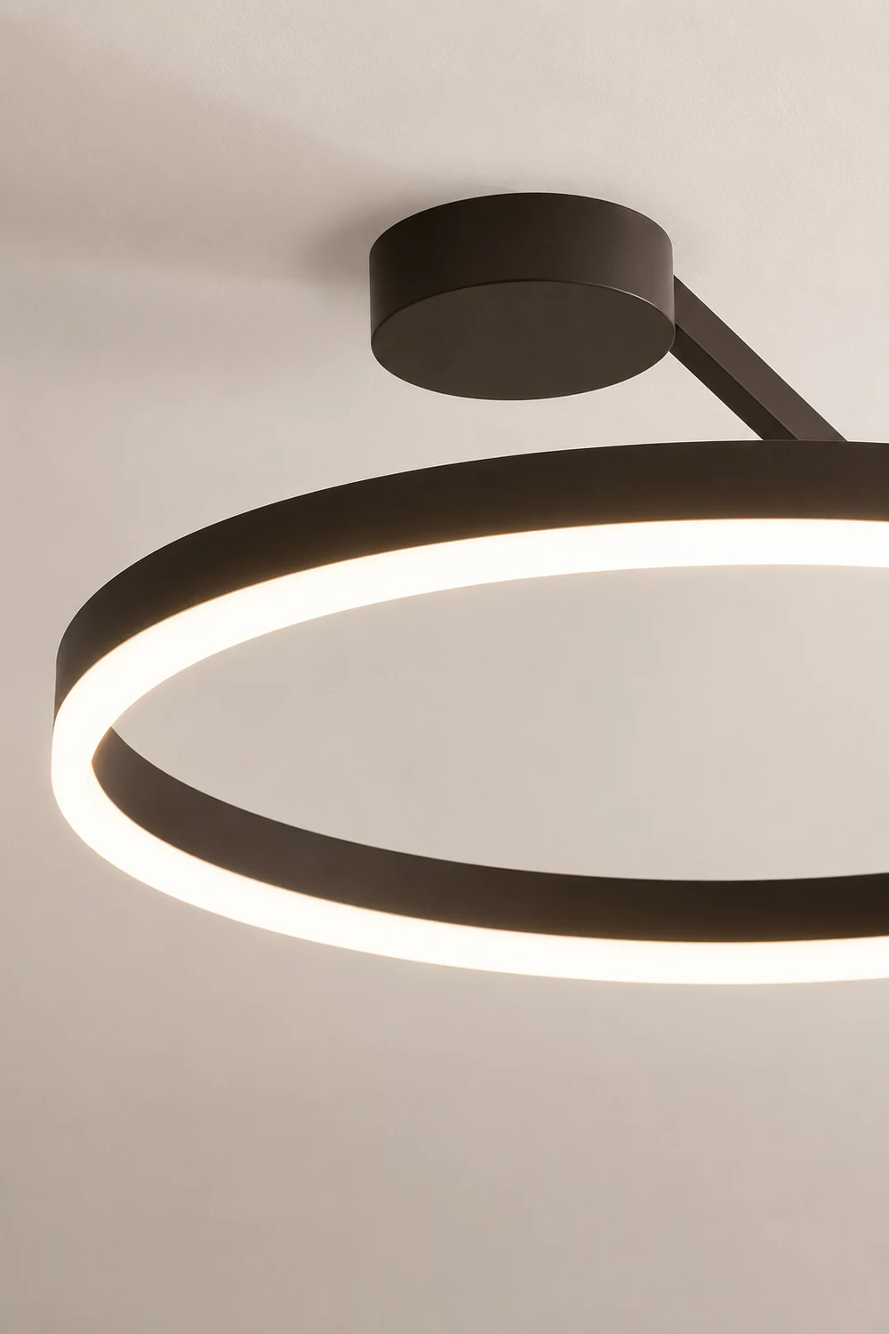 Nordic LED Geometry Circle Ceiling Light - Lumpaz
