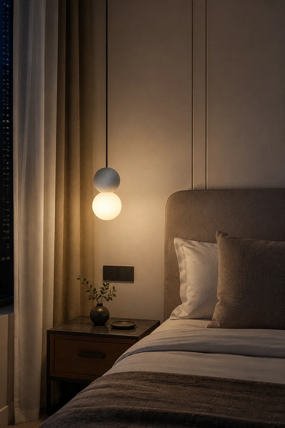 Ball Terrazzo Pendant Lamp - Lumpaz