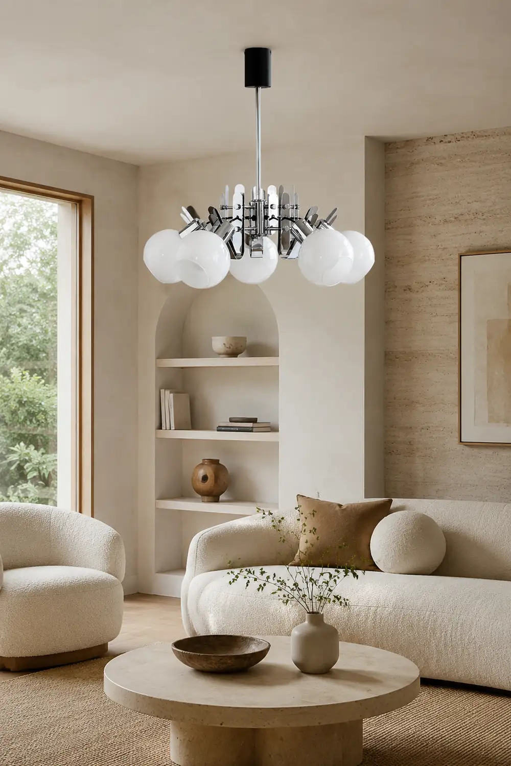 Geometrical Glass Chandelier - Lumpaz