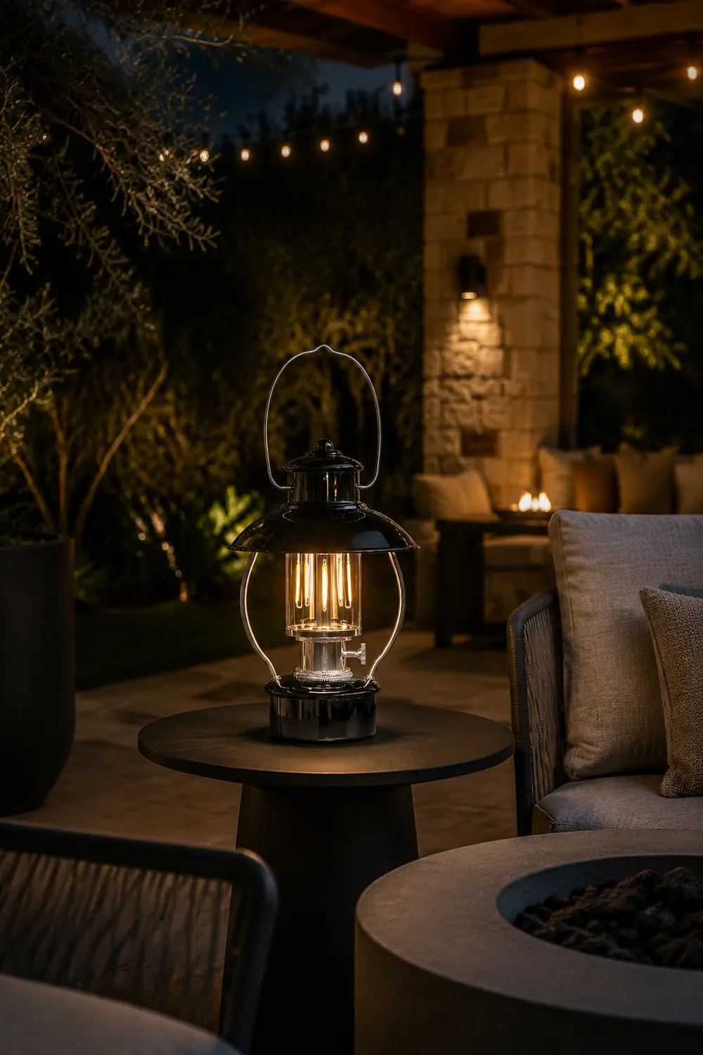 N80 Lantern Outdoor Table Lamp - Lumpaz