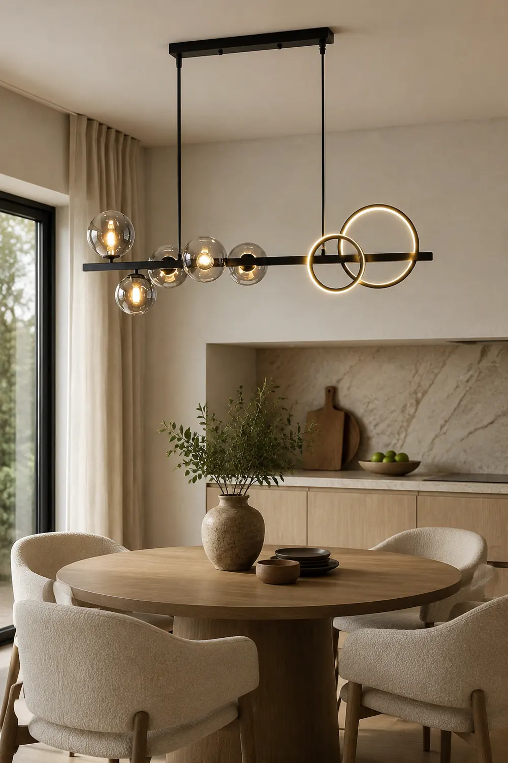 Bubi Glass Chandelier - Lumpaz