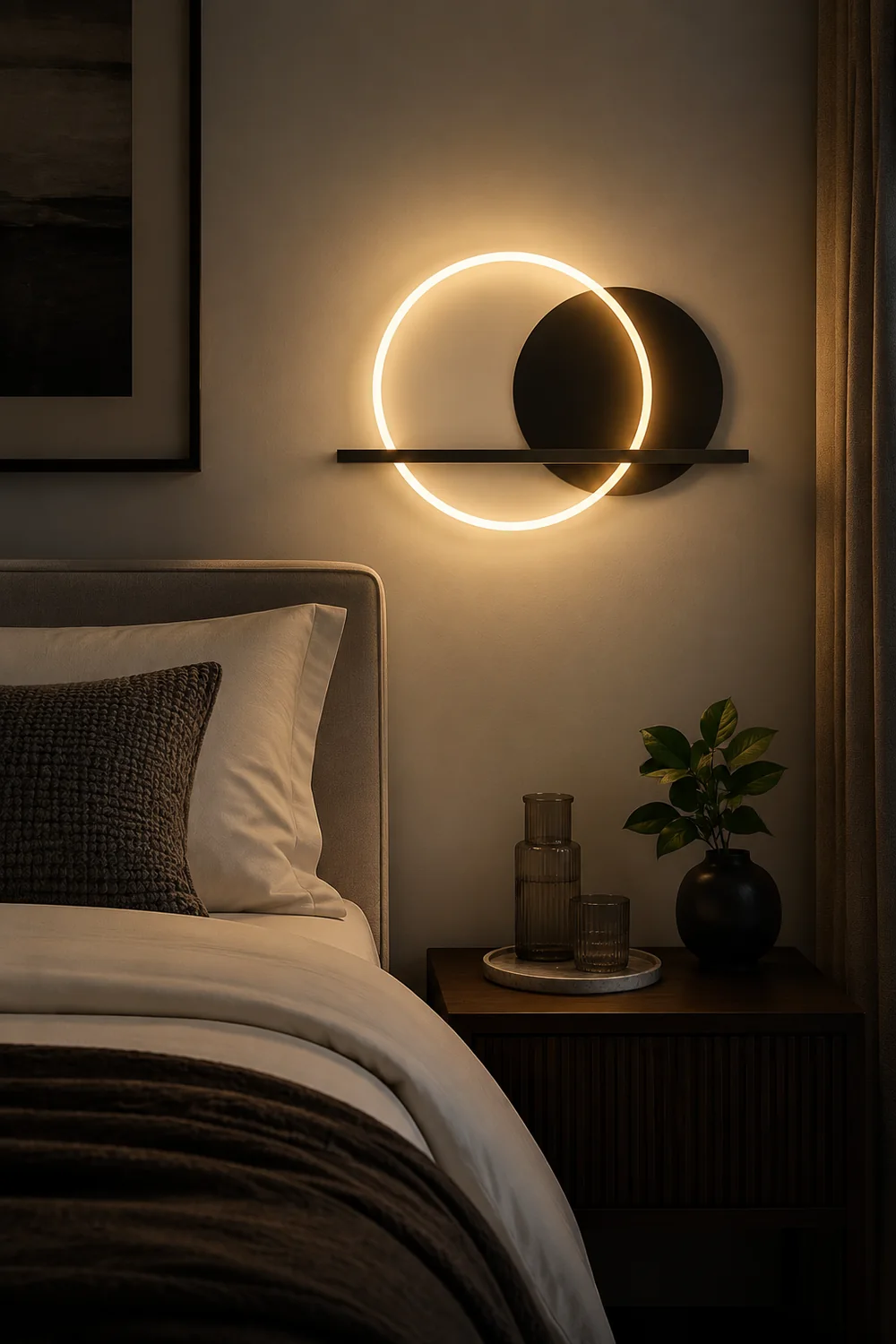 Round Cut Wall Lamp - Lumpaz