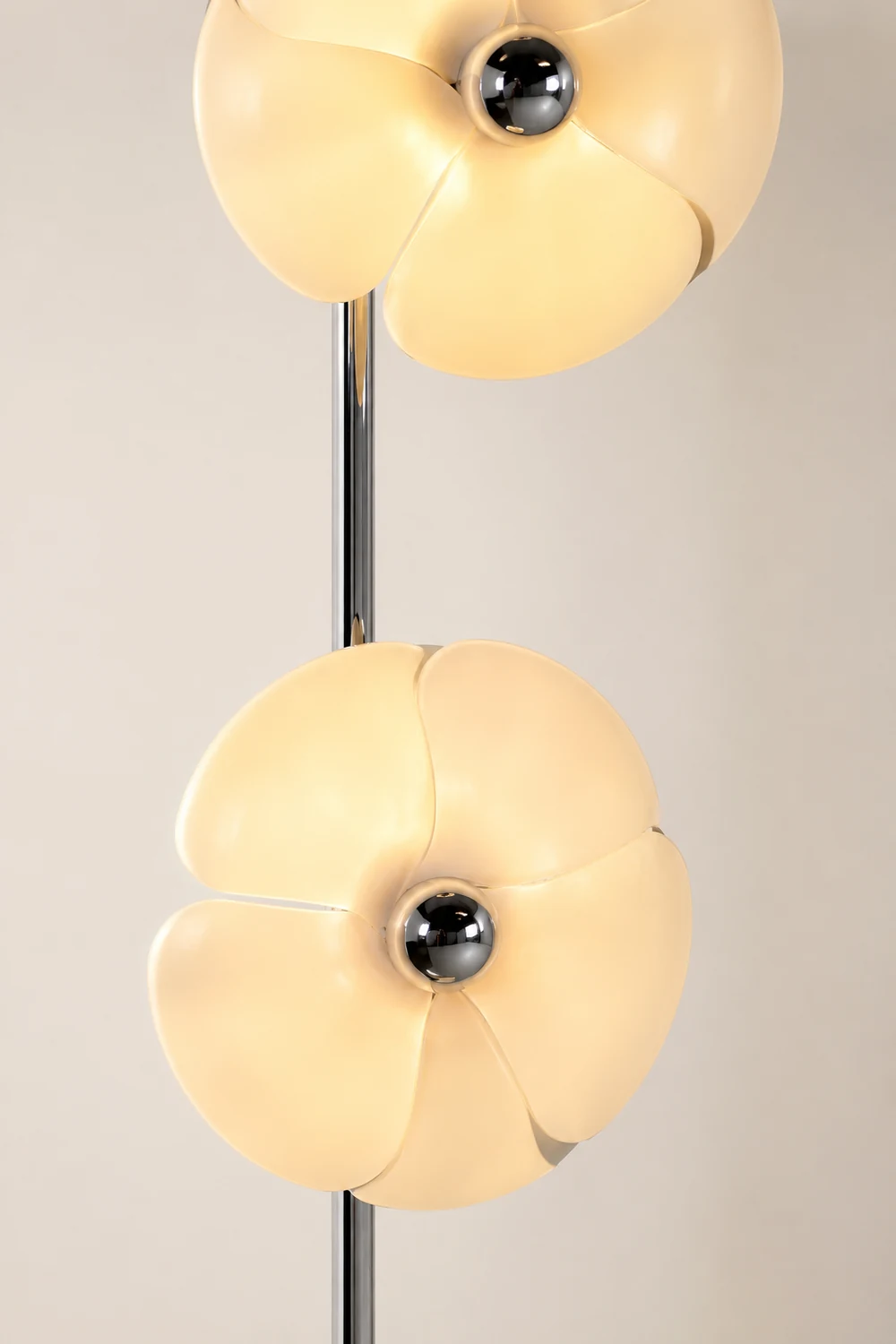 Flower Silver Floor Lamp - Lumpaz