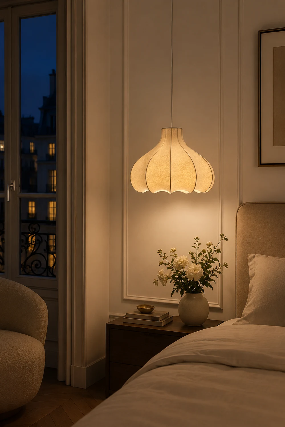 Cocoon Silk Pendant Lamp - Lumpaz