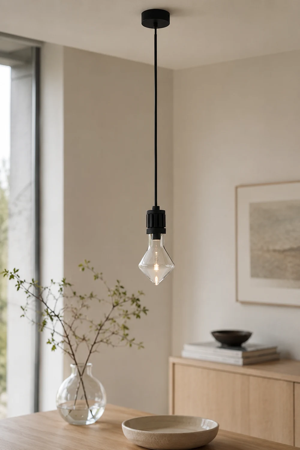 Diamond Glass Pendant Lamp - Lumpaz