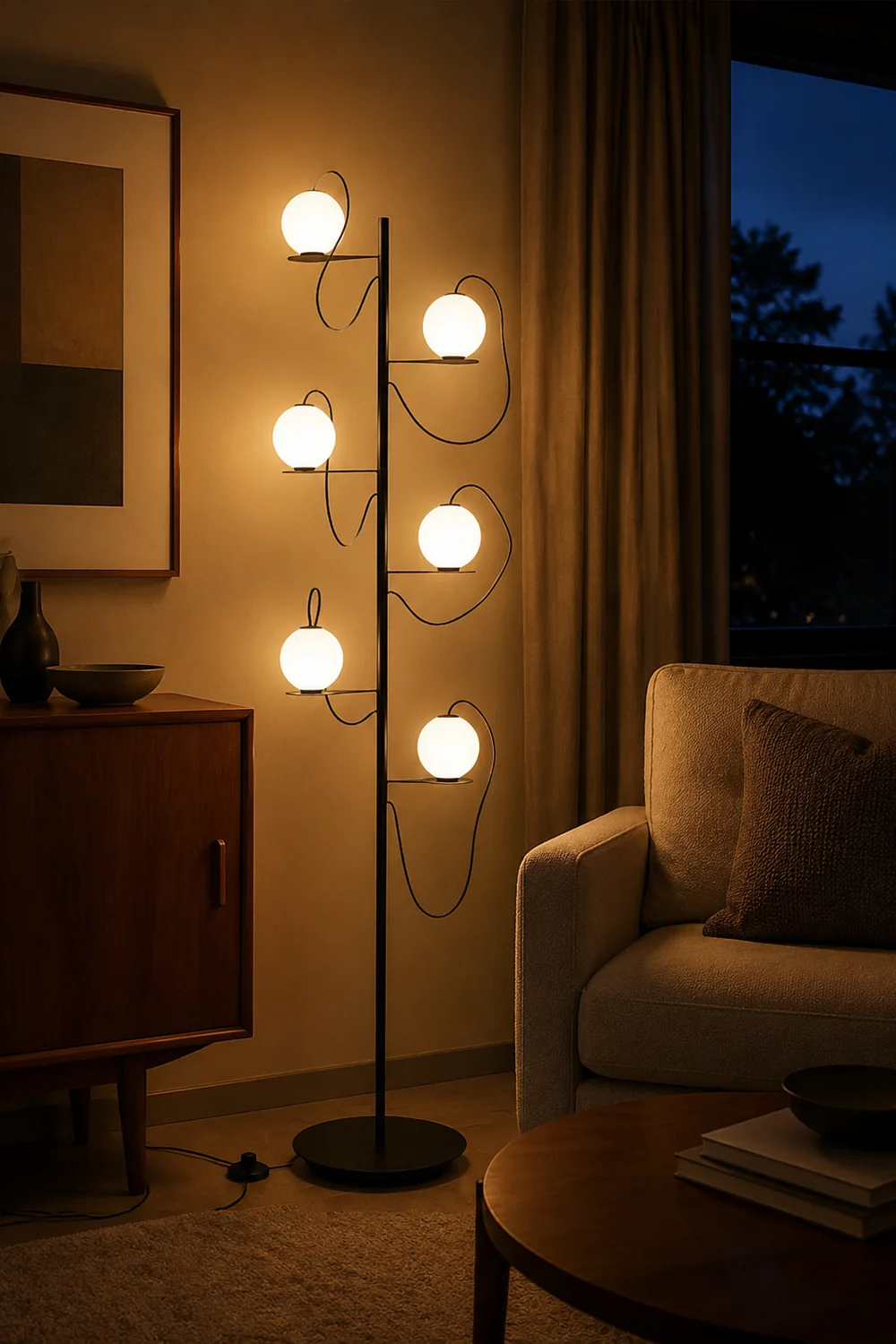 Hubble Bubble Floor Lamp - Lumpaz