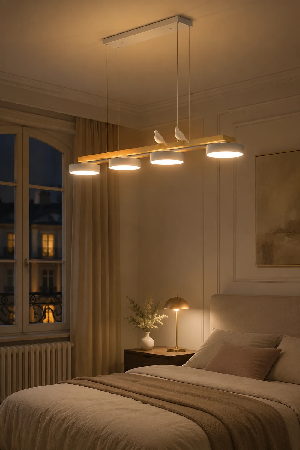 Sienna Bird Long Chandelier - Lumpaz