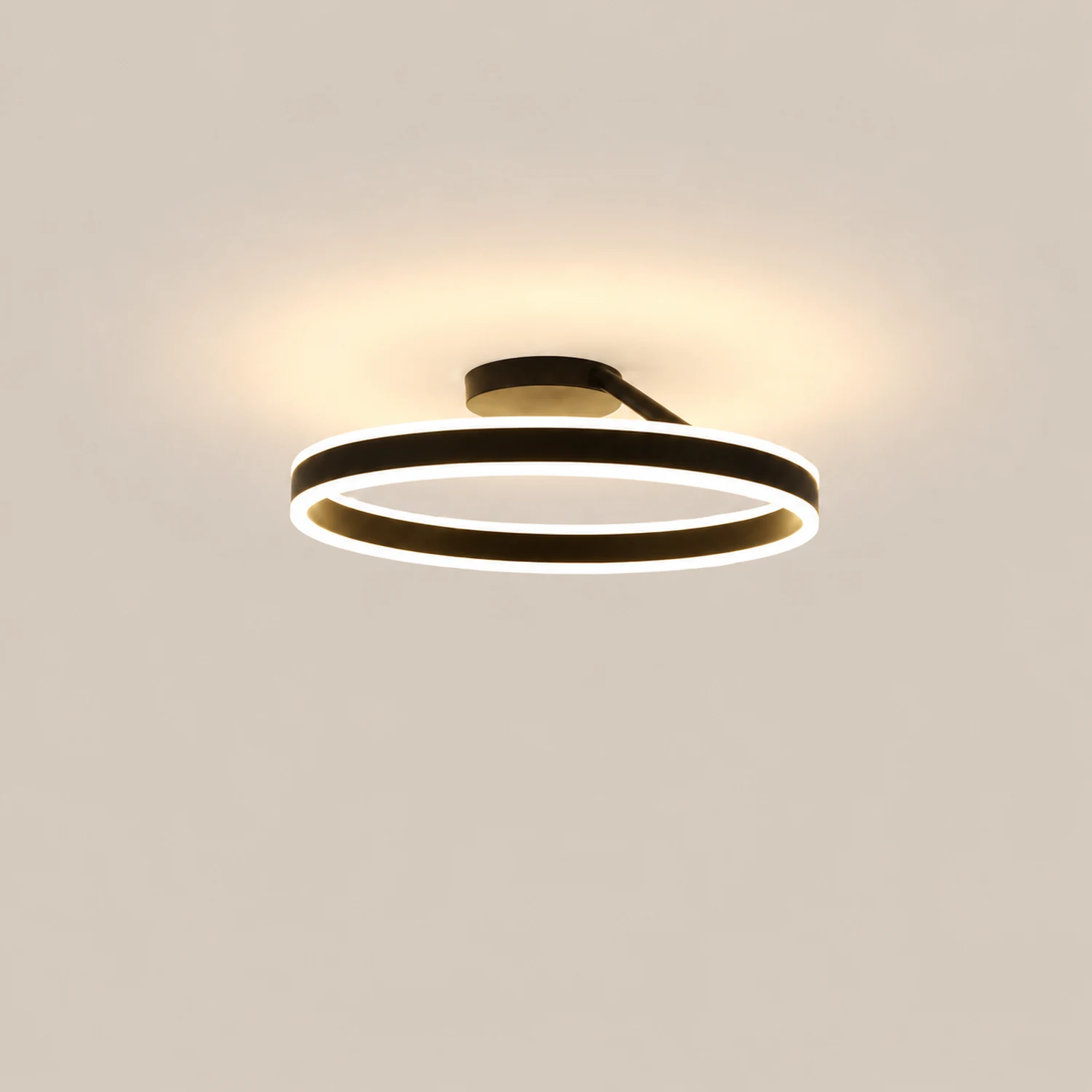 Nordic LED Geometry Circle Ceiling Light - Lumpaz