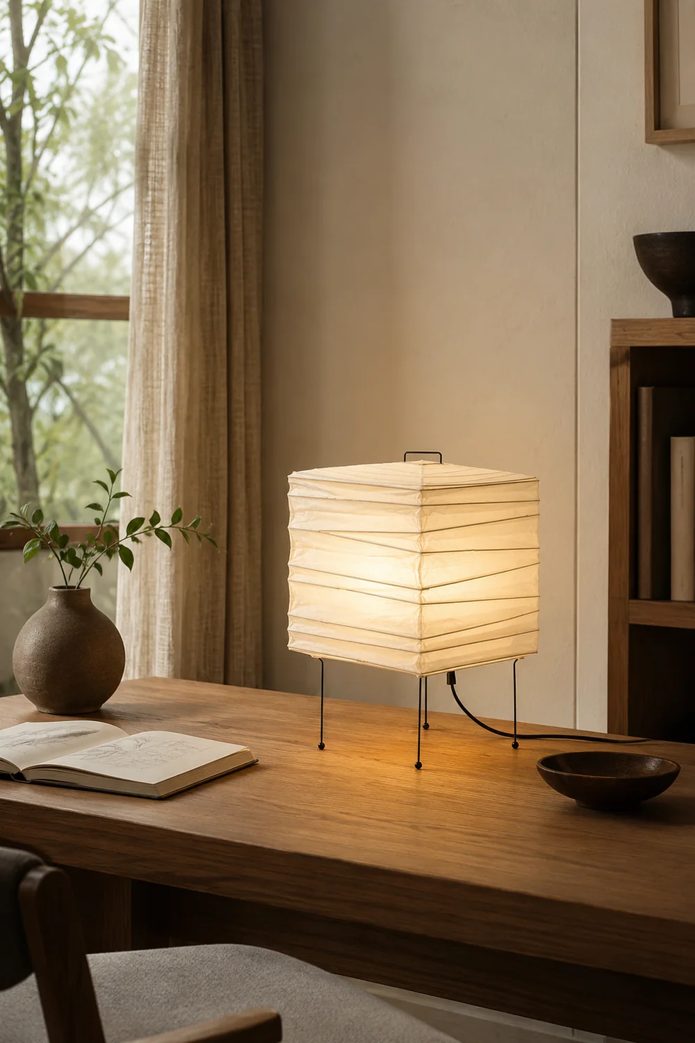 Washi Paper 3X Table Lamp - Lumpaz