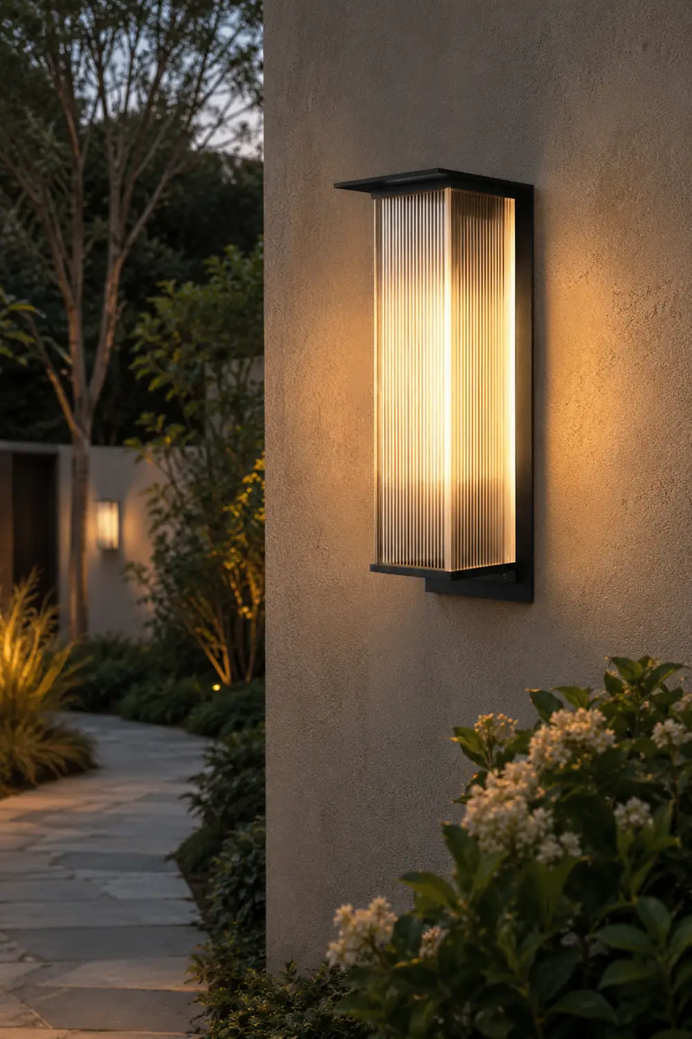 Oleron Box Outdoor Wall Lamp - Lumpaz