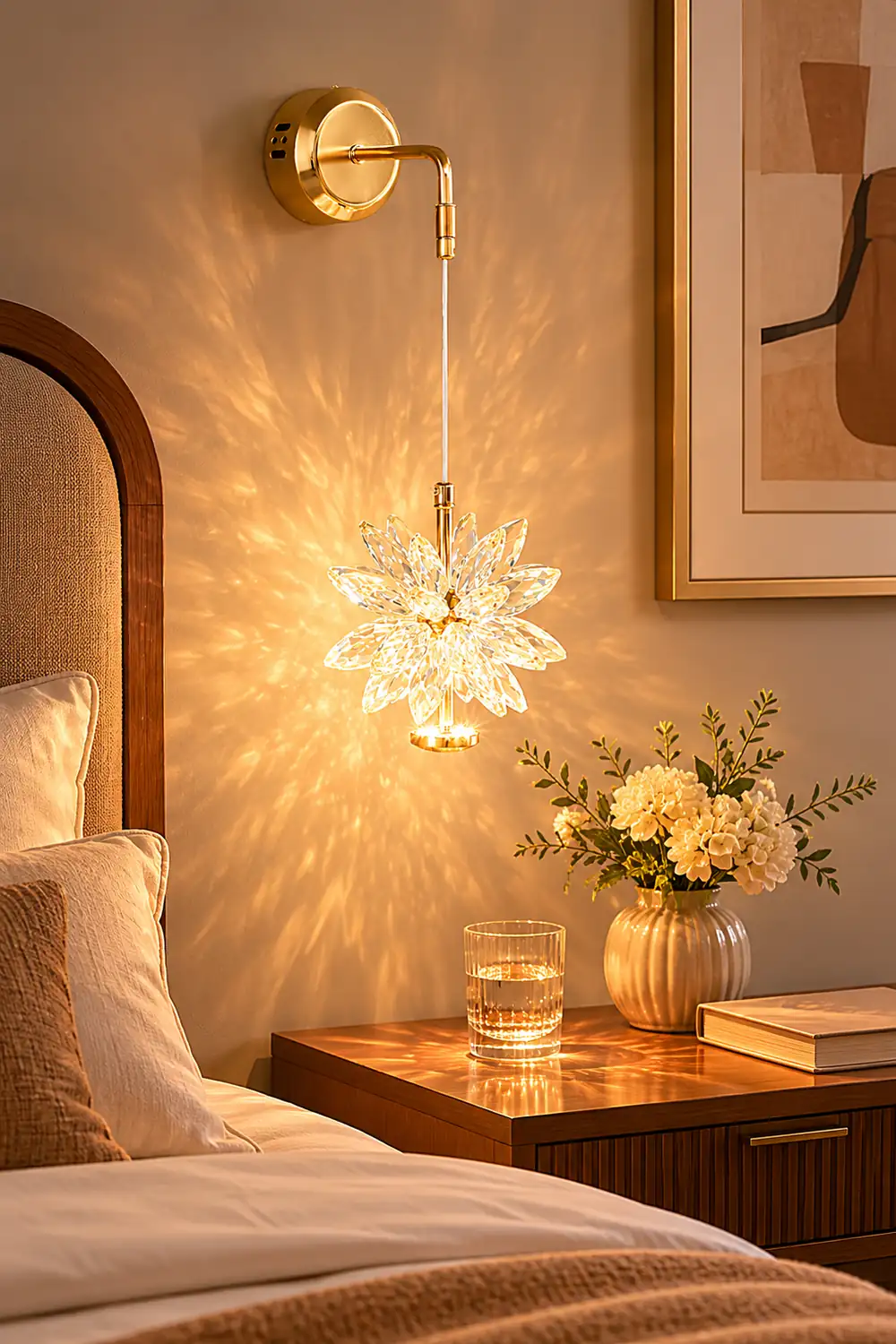 Glam Flower Wall Lamp - Lumpaz
