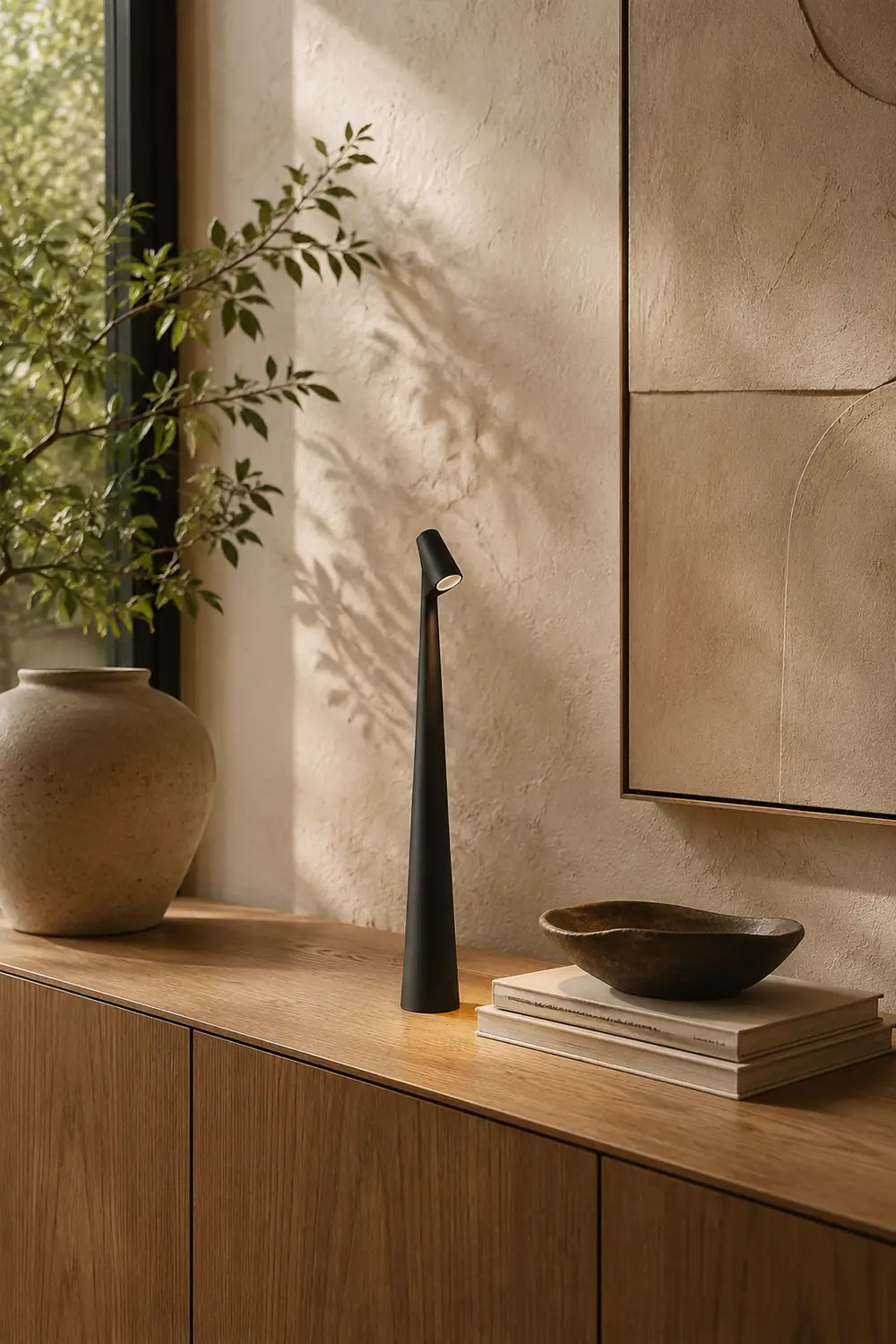 Africa Built-in Battery Table Lamp - Lumpaz