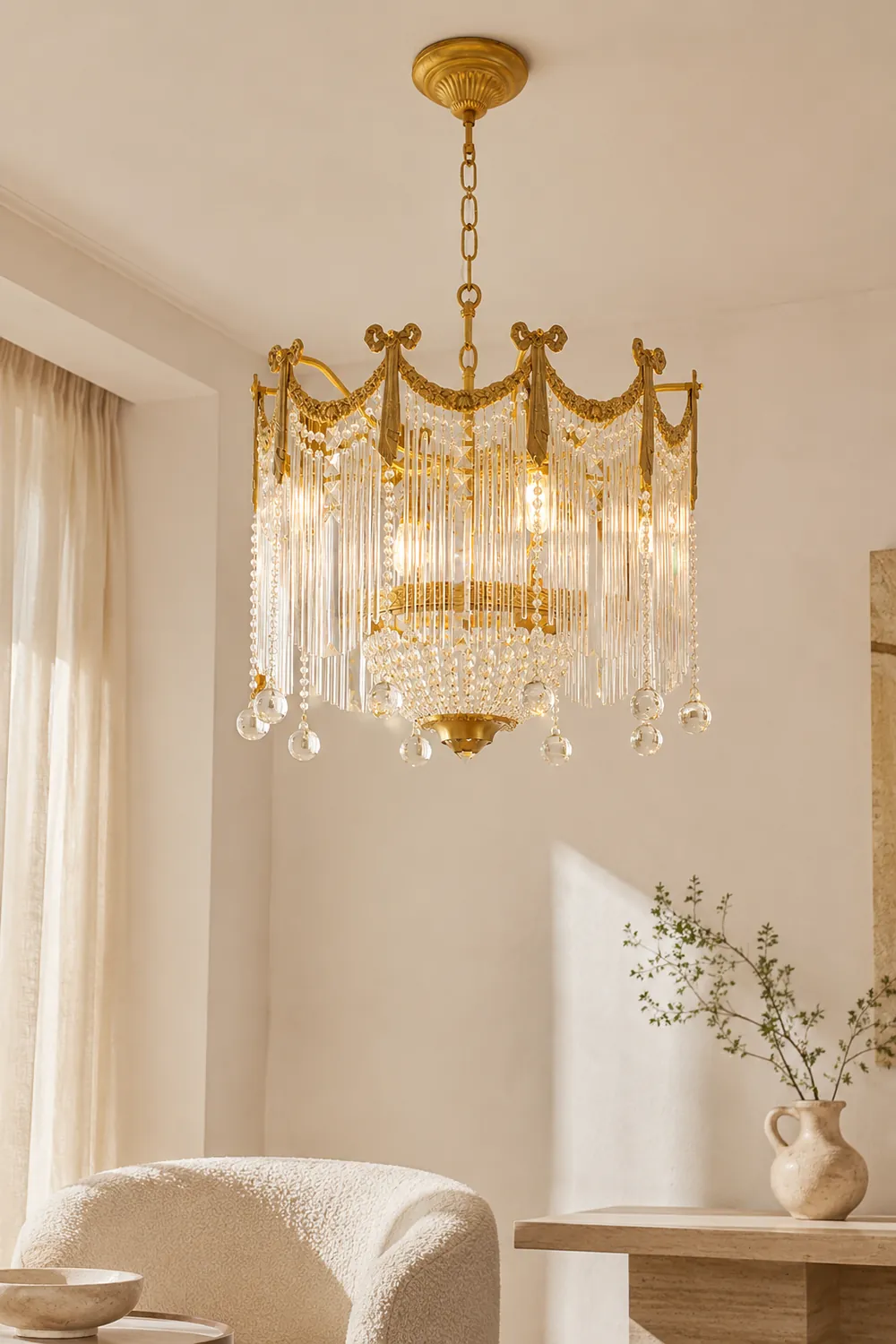 Palace Water Drop Chandelier - Lumpaz