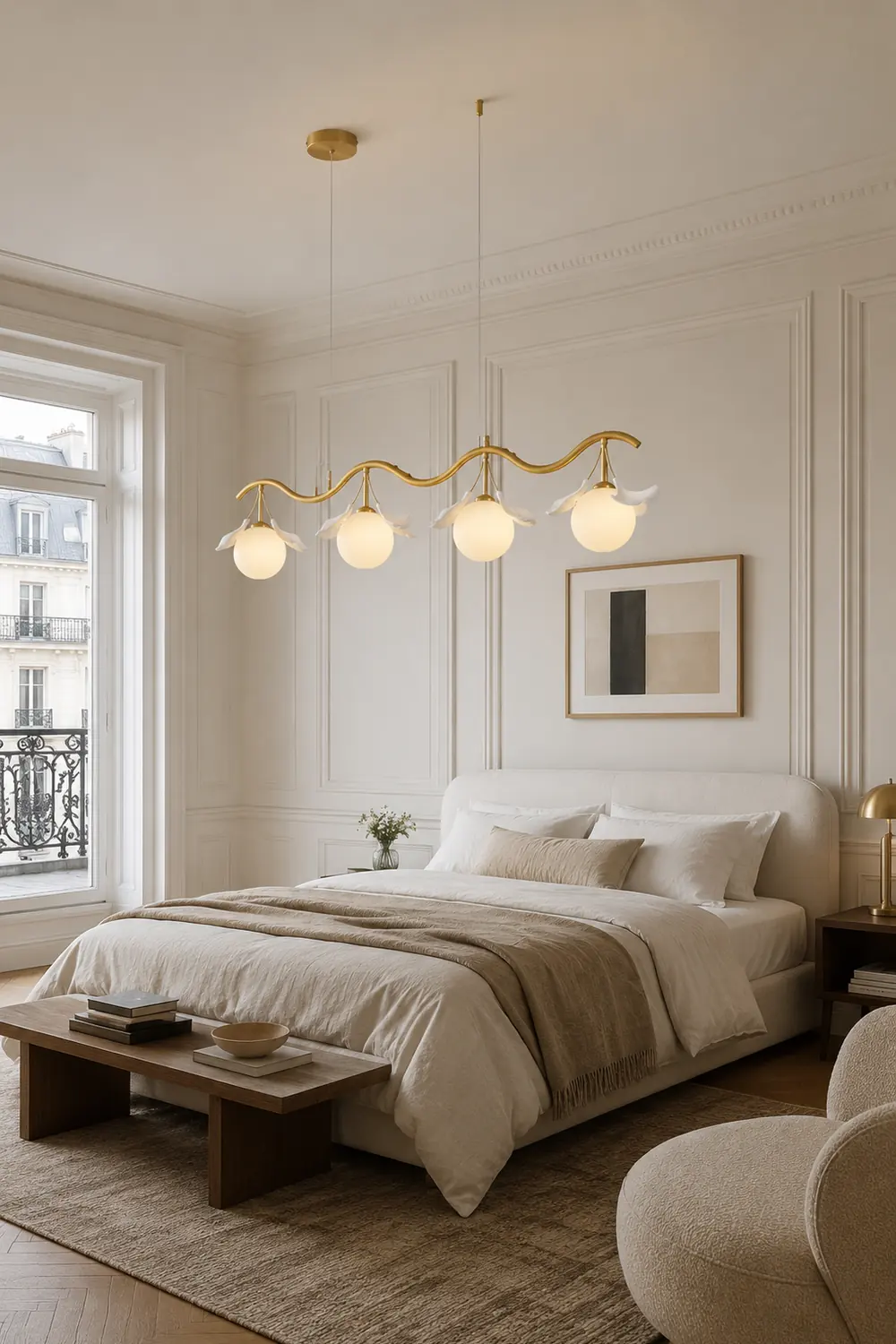 Allanie Gingko Long Chandelier - Lumpaz