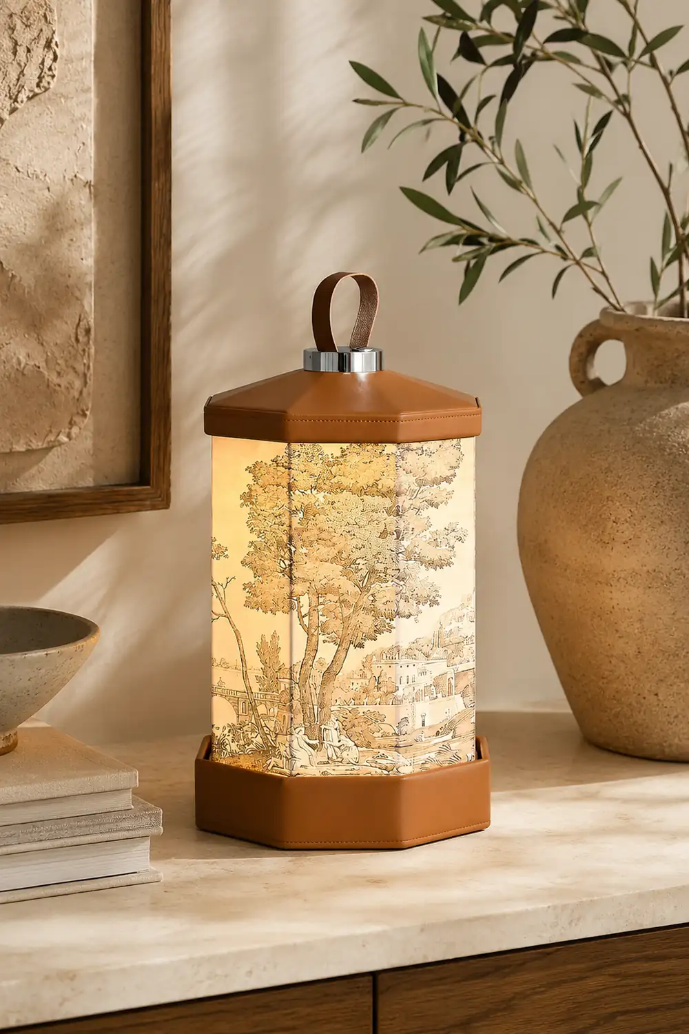 Castle Built-in Battery Table Lamp - Lumpaz