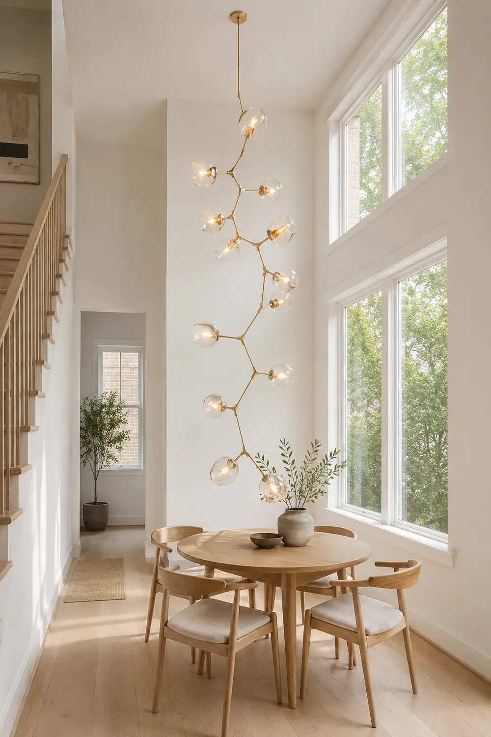 Perry Globe Vertical Chandelier - Lumpaz