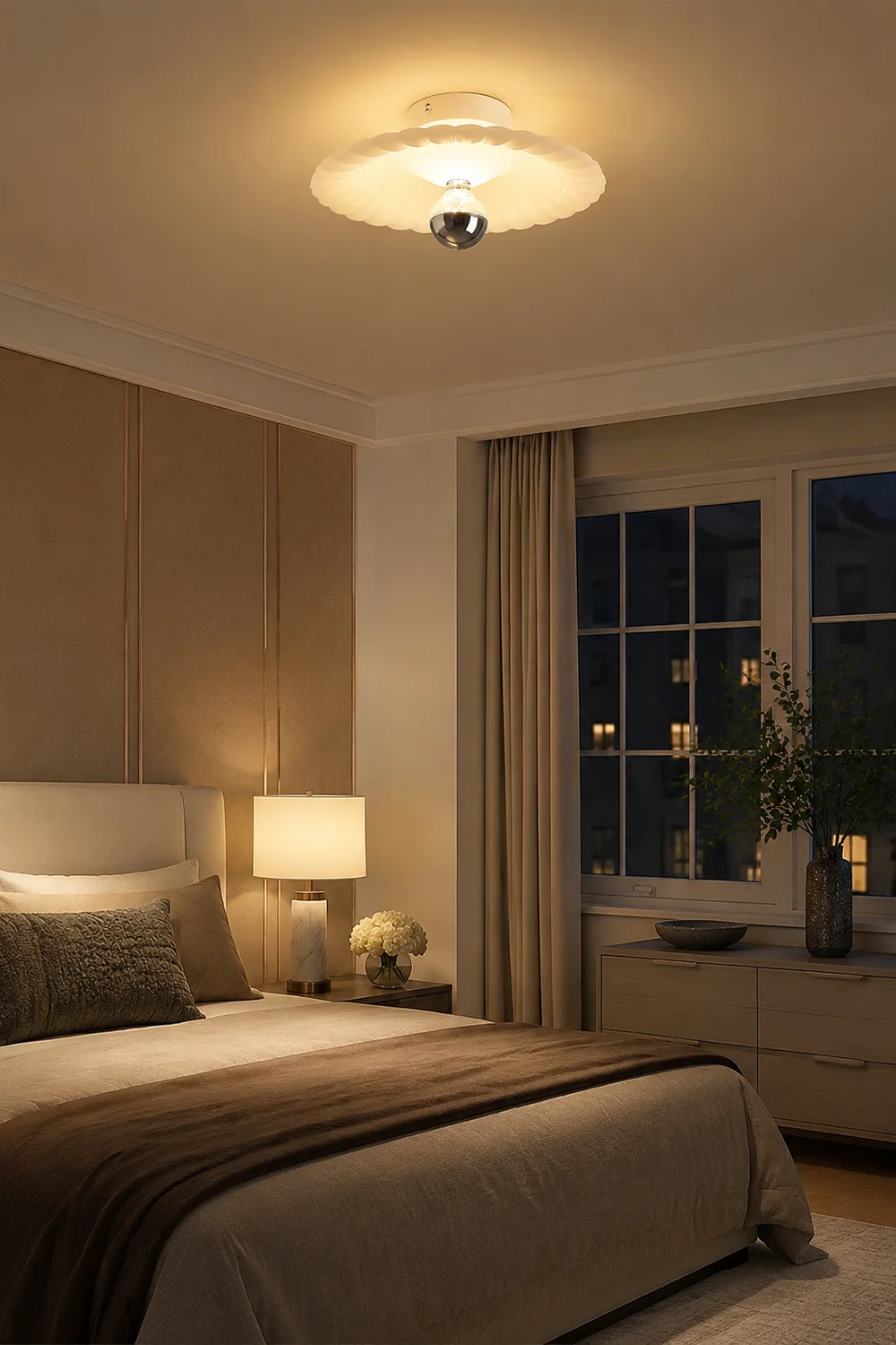 Pleated Ceiling Lamp - Lumpaz