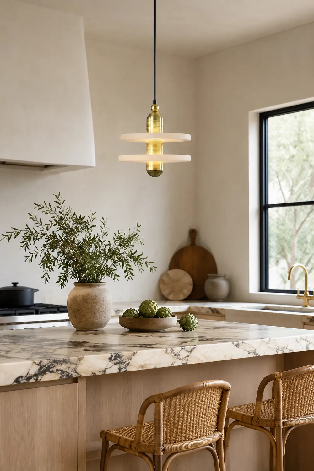 Alabaster Planes Pendant Lamp - Lumpaz