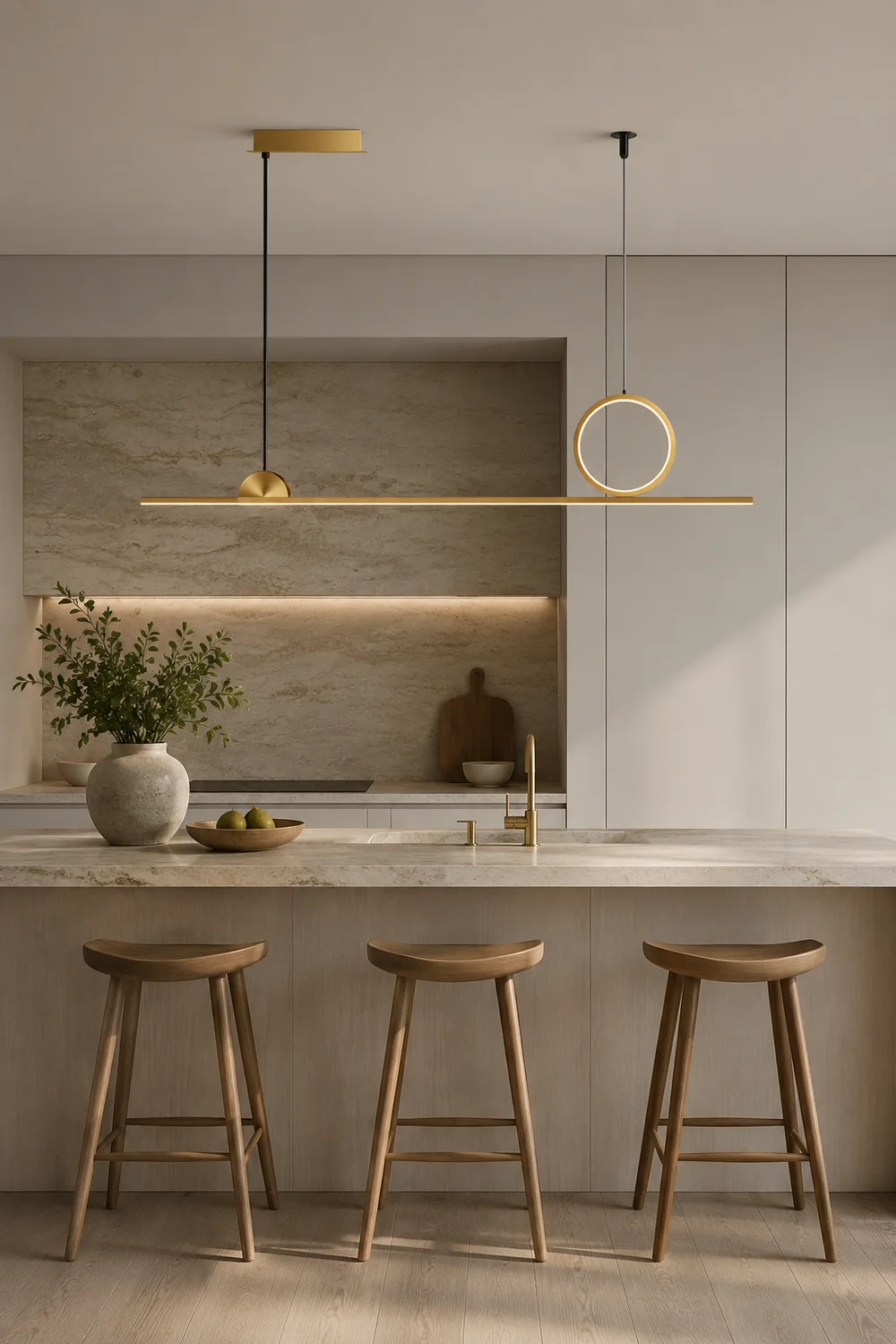 Circle Linear Pendant Lamp - Lumpaz