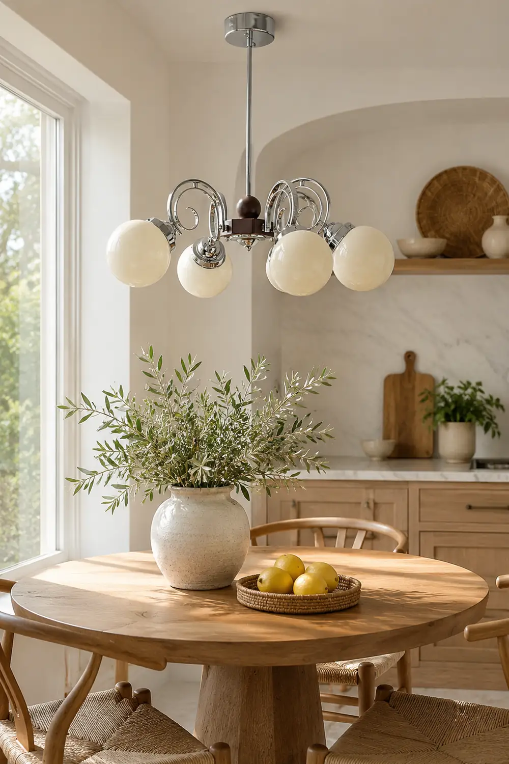 Kotter Cream Chandelier - Lumpaz