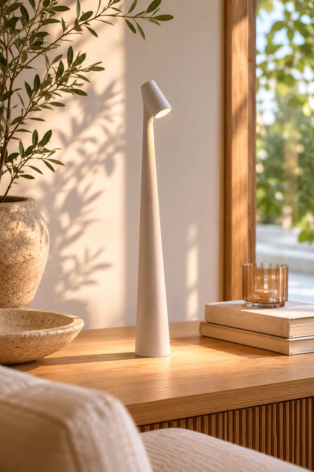 Africa Built-in Battery Table Lamp - Lumpaz